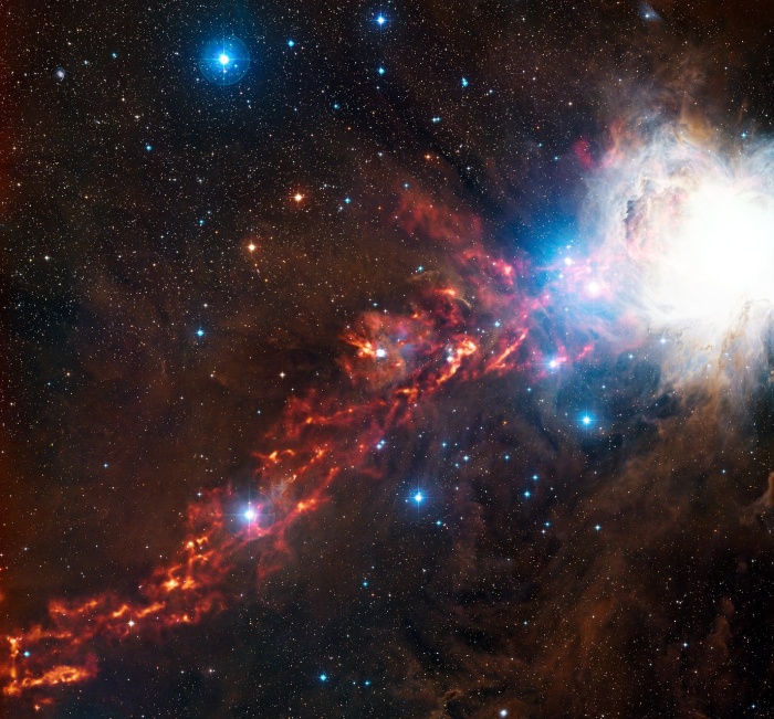 *Herschel* observations of Orion. Credit: ESA / ESO.